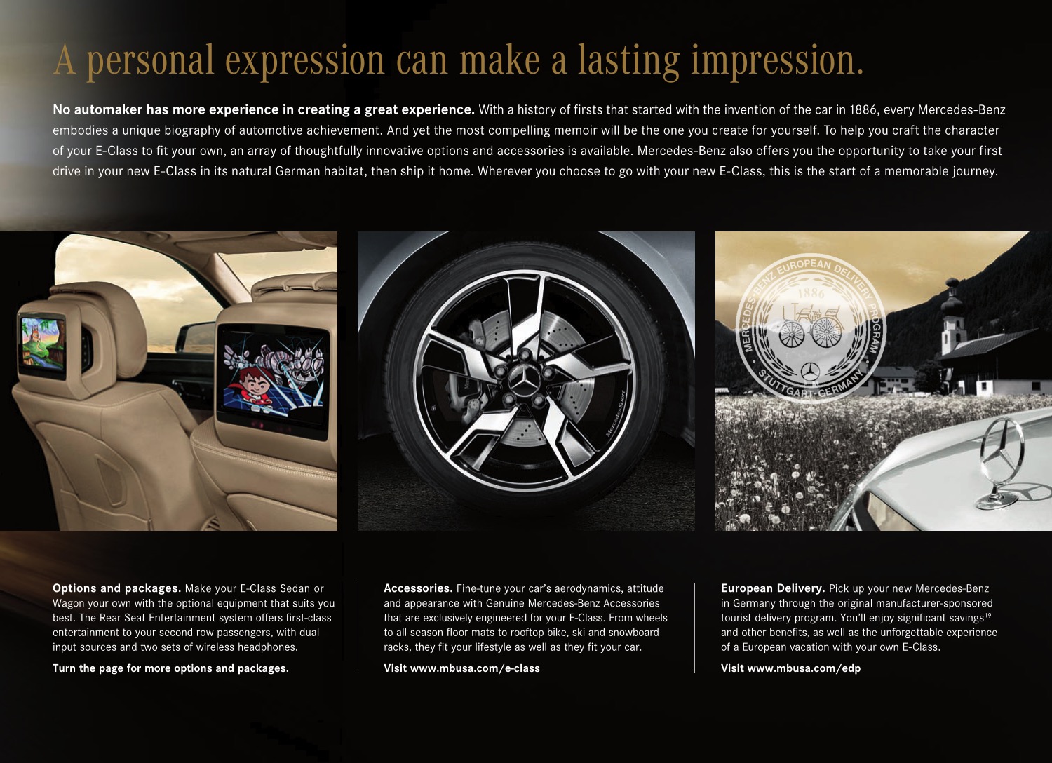 2011 Mercedes-Benz E-Class Brochure Page 13